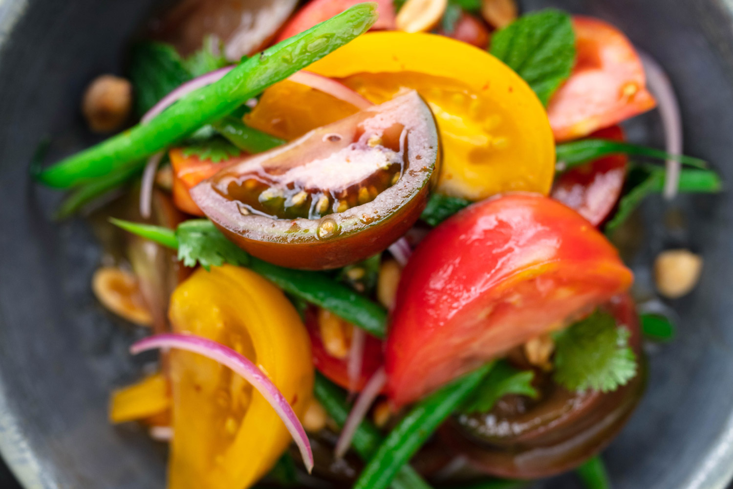 light tomato salad