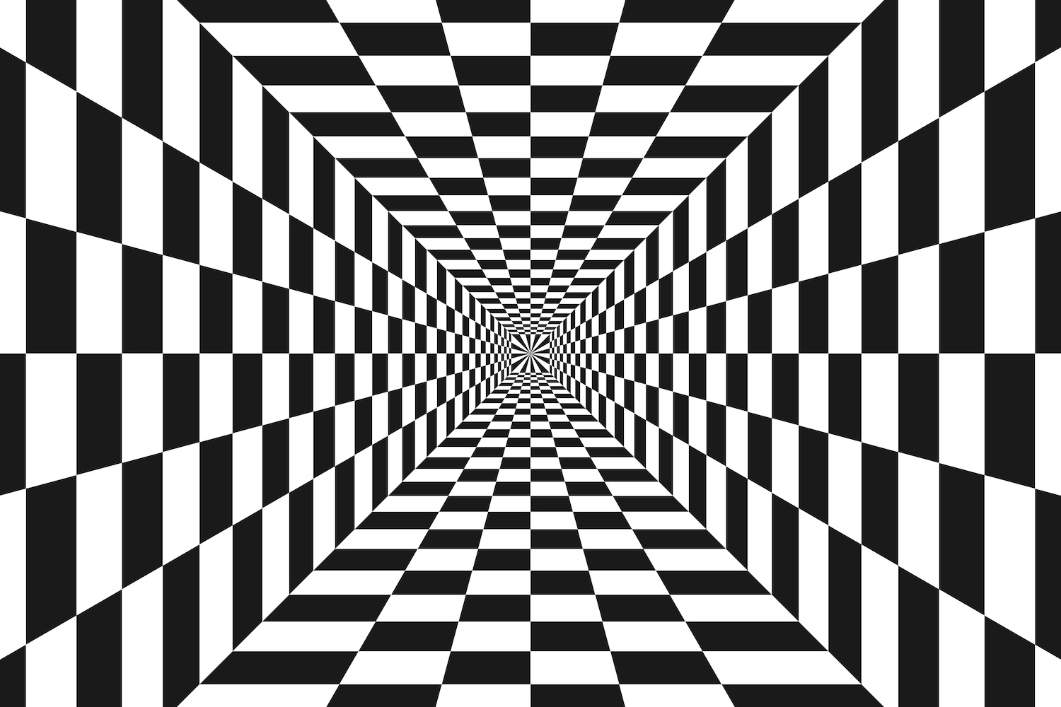 Black and white op art