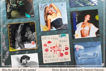 Collage of music artist's album covers